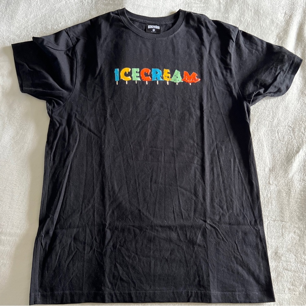 Men's X-Large IceCream Drip Logo T shirt used with bag